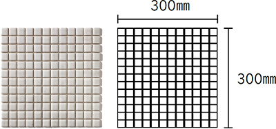 300mm×300mm