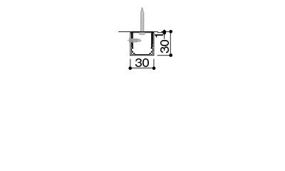インターライン直付け嵌合 製品断面図